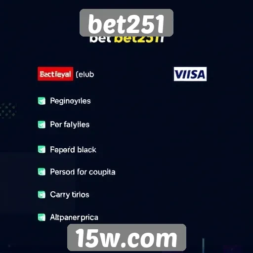 Métodos de pagamento aceitos em bet251